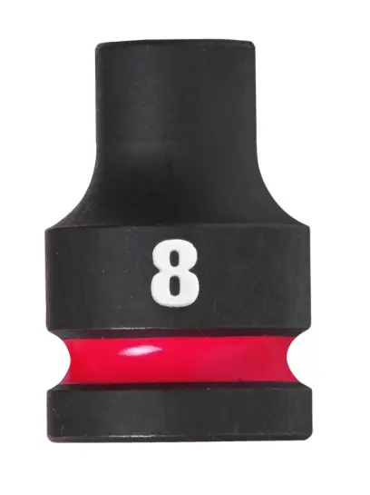 Nástrčná hlavice 1/2" Milwaukee Shockwave™ Impact Duty 8 mm, rázová, krátká (MI4932480302)